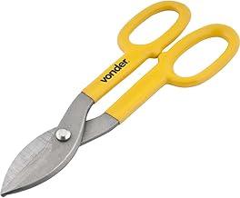 Vonder, Tesoura 10", Para Chapas, Modelo Americano, Corte Reto.