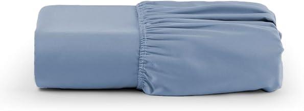 Lençol Avulso Com Elástico Liso Percal 180 Fios Varios Tamanhos (Azul, Solteiro)