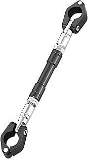 Barra Guidão Alumínio Universal Reforço 22mm Cg Fan 150 160 Pop Ybr Xtz Cross Moto Bike (Preto)