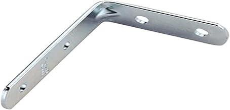 BemFixa 6310 Cantoneira com Abas Desiguais com Porca e Parafuso, Zincado, 50 x 75 mm, 4 unidades, CINZA