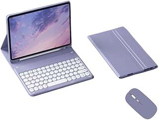 Capa + Mouse + Teclado Redondo Para Samsung Tab A9 Plus 11 Polegadas X210/X216/X218