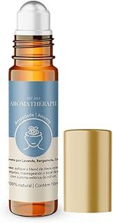 Aromathérapie Óleos Essenciais Aromaterapia Natural Blend Lavanda Inglesa, Bergamota Italy, Copaiba 10mL Roll-on Redução da Ansiedade