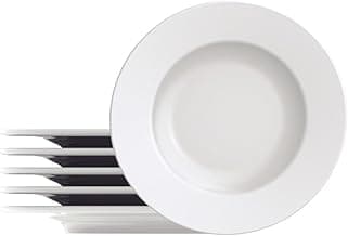 Kit Prato Sobremesa Tramontina Maria Augusta em Porcelana 21 cm 06 Peças