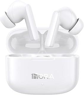 Fone de Ouvido Bluetooth Aut206b Branco Design Intra-Auricular Controle de Toque Estojo de Carregamento Compatível com Vários Dispositivos MPOWER