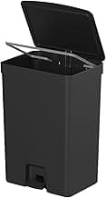 Ou Lixeira com Pedal 50L Preto Linha Trium com 26.24% de desconto por R$ 129,00 na amazon