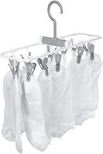 Ordene - Varal Dobrável com 12 Prendedores, Cor Branca e Cinza, Linha Log