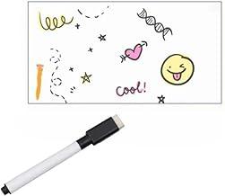 Papel de parede adesivo lousa quadro branco com marcador- 45x200cm