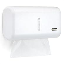 Conjunto Dispenser Papel Toalha Saboneteira Consultorio Casa com 37.1% de desconto por R$ 23,21 na amazon