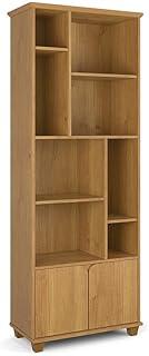 Livreiro Taurus Sala Escritório com 2 Portas e Nichos Cinamomo