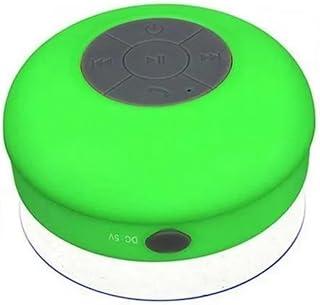 Caixa de Som Bluetooth à Prova D'água com Ventosa para Fixação (Verde claro)