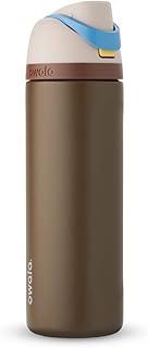 Owala Garrafa de água térmica de aço inoxidável Star Wars FreeSip com canudo para esportes e viagens, garrafa de água esportiva livre de BPA 680 g, Mandalorian