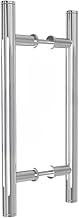 Puxador Porta Pivotante 40cm Aço Inox Tubular Redondo