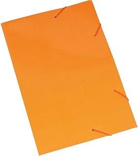 Pasta Aba Elástica Papel Oficio, Polycart 2004-LR, Laranja, Pacote de 20