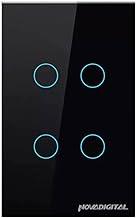 Interruptor 4x2 Smart Wifi Inteligente Nova Digital 4 Botões Lite Preto