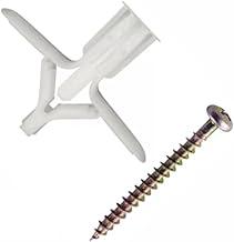 Kit 30 Bucha Âncora Gesso Drywall com Parafuso Profissional Combo Completo para Instalação