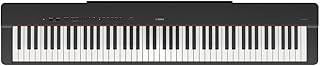 Piano Digital P 225B Preto 88 Teclas Sensitivas Com Fonte e Pedal Yamaha
