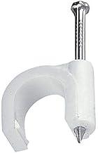 Bemfixa 4175 Fixa Cabo Coaxial, Branco, 10 mm, 100 unidades