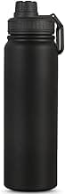 Garrafa Térmica de Água em Inox 800ml com Alça, Parede Dupla Isolada a Vácuo, Antivazamento, Preta, para Academia, Fitness, Corrida, Esportes, Escritório com 10% de desconto por R$ 34,11 na amazon
