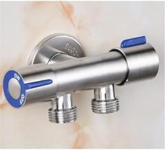 Torneira Registro T Duas Saídas De Água Inox Válvula Duplo Sowshop