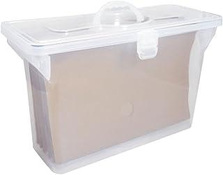 Dello Maleta Plastica Com Alca C/06 Pastas Suspensas Kraft Cristal, Cristal, 0332.H.0003