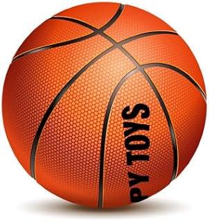 Zippy Toys, Bola de Basquete Tamanho Oficial Couro Sintético para Quadras Internas e Externas