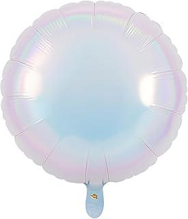 Kit 5 Balões Metalizados 10" (25 cm) – Estrela, Coração e Redondo | Decoração de Festa, Aniversário, Casamento, Buquê de Balões e Eventos (Redondo Furta-Cor 10")