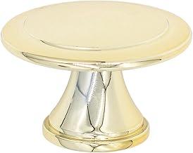 Puxador Redondo Ponto Para Móveis Porta Gaveta + Parafusos (Dourado)