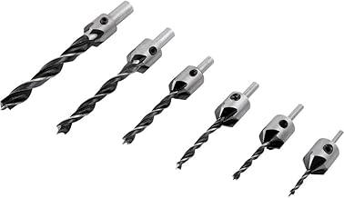 Vonder, Jogo De Brocas 3 Pontas Com Escareador, 3 Mm A 10 Mm, Jogo Com 7 Peças.