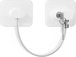 Trava de Segurança para Bebê – 1 Unidade – Protege Janelas, Geladeira, Gavetas e Vaso Sanitário – Instalação Fácil e Adesiva – Evite Acidentes Domésticos COR BRANCA