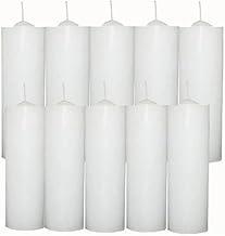 10 Velas Votivas De 7 Dias 190g Brancas De Parafina Pura
