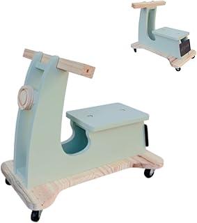 Mini Moto Lambreta Infantil Andador Brinquedo Madeira Retrô