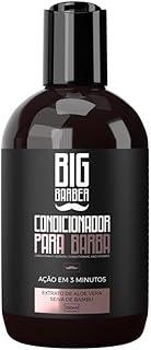 Condicionador para Barba Big Barber 250ml - Profissional, Macia, Sedosa e Hidratada com Aroma Barbearia Chique
