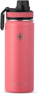 Moncloa | Garrafa Térmica T-Bottle 540ml Melancia | Aço Inox Parede Dupla com Isolamento a Vácuo | Conserva Bebidas Quentes e Geladas por Horas | Tampa Antivazamento com Alça para Transporte