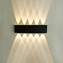 Luminária Arandela Led Interna E Externa Para Parede Meia Lua (GRANDE 27CMX8CM)