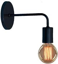 Arandela Parede Vintage Retro Cores Soquete E27 (Preto)