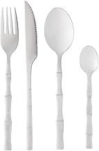 LYOR - Faqueiro 16 Peças de Aço Inox Bambu Elegant - Jogo de Talheres