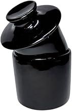 Manteigueira Francesa Manhattan Porcelana Preta Premium Hauskraft