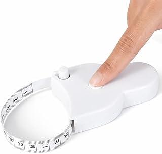 Fita Métrica Corporal Retrátil 150cm, Medição Precisa de Circunferências, Trava Automática e Botão Retrátil