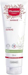 Mustela Creme Estrias 250ml - Hidrata e Acalma a Sensação de Coceira - Com 96% de Ingredientes de Origem Natural - Mustela Maternité