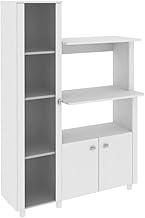 Balcão Para Microondas Com Cristaleira Bl3304 Tecno Mobili