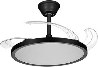 Ventilador de Teto Retrátil Silence Air Pro Elgin – 4 Pás 6 Velocidades Led 36W Controle Remoto Bivolt Preto