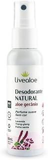 Desodorante Natural Aloe Gerânio 60Ml, LiveAloe