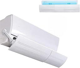 Defletor Ar Condicionado Split Para Direcionar Vento Ajustável 57cm À 108cm Regulagem Ângulo 180° Modelo Universal Não Bloqueia Sinal Autocolante