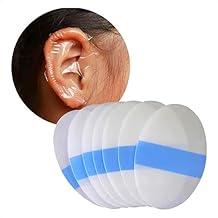 Protetor De Orelha Ouvido KIT 80 Unidades Para Bebês, Crianças E Adultos Impermeável Par De Protetor Auricular Tampão Banho Natação Piscina Praia Adesivo Transparente