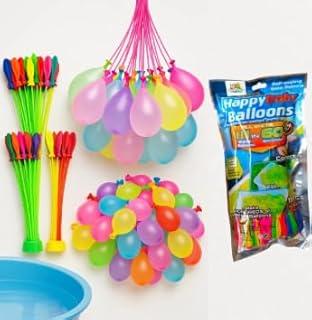 Kit 222 Bexigas de Água; Enchimento Rápido com 2 Adaptadores;Coloridas para brincadeira de Balões, Festas Infantis, Piscina e Eventos ao Ar Livre