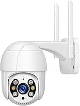 Câmera de Segurança Wi-Fi 1080p Rotativa 355° à Prova d’Água com Visão Noturna e Detecção de Movimento