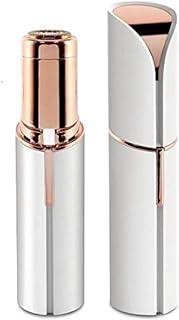 Batom Depilador Facial Indolor Recarregável com Luz LED e Cabeça Magnética para Remoção de Pelos