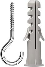 Sforplast Gancho 10 + Bucha Nylon Com Aba 10 Mm - 10 Peças