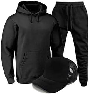 Conjunto Moletom Masculino Canguru e Calça Moletom Jogger + Boné