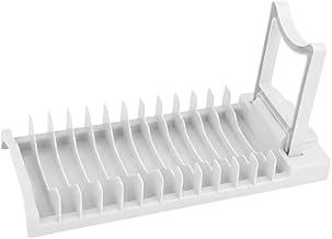 Escorredor Compacto para Pratos, capacidade para até 13 Pratos. Secador de Louças Plástico e Dobrável para Pia